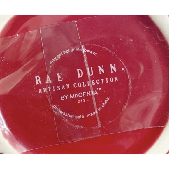 Rae Dunn HO HO HO Santa Claus Mug Leg Topper Red LL Christmas Holiday NEW 2022 - Picture 5 of 6